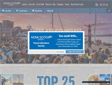Tablet Screenshot of novascotia.com
